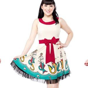 Sourpuss Tattoo Mermaids Dance Dress *RARE*